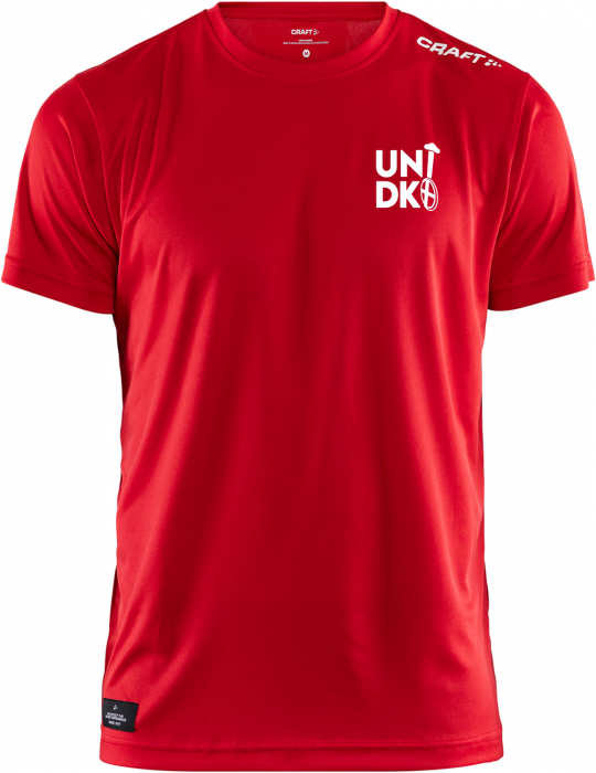 Craft - Dft Danmarks Polyester T-Shirt Børn - Rød